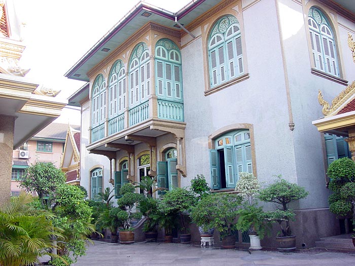 Living quarters of Monks at Wat Benchamabophit, Bangkok