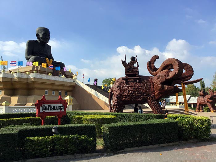 Statue of Monk Luang Por Thuad, Wat Huay Mongkhon, near Hua Hin