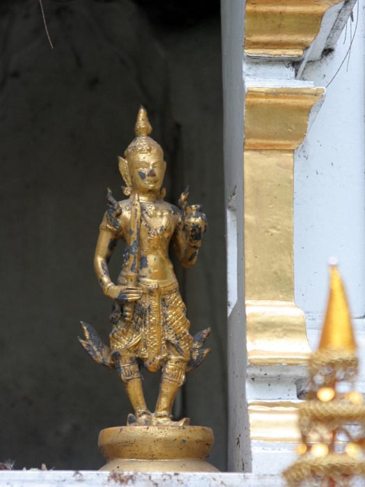 Phra Chai Mongkol at San Phra Phum of Srinakharin Wirot University in Bangkok. 