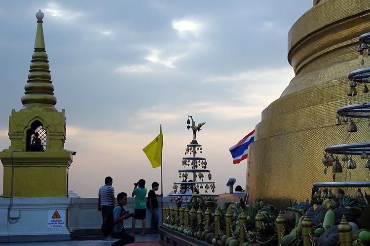 On top of Golden Mount at dusk