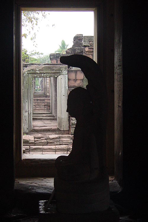 Buddha Image at Main Sanctuary of Prasat Hin Phimai