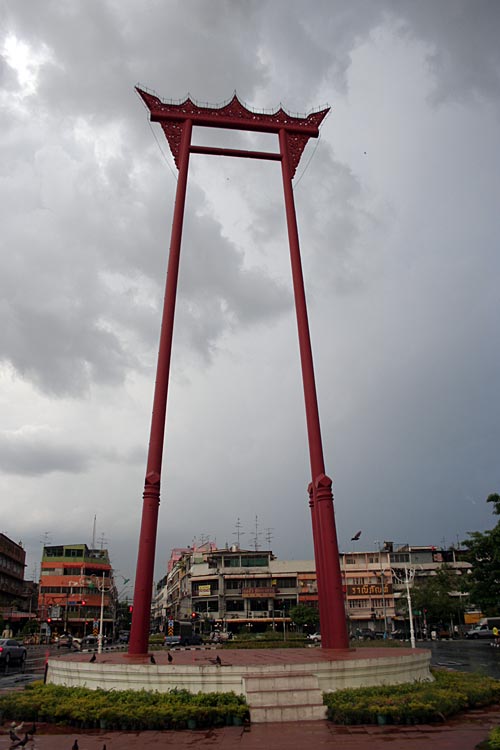 Giant Swing in front of Wat Suthat, Bangkok