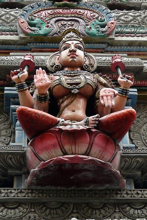 Hindu Deity at Wat Khaek Silom