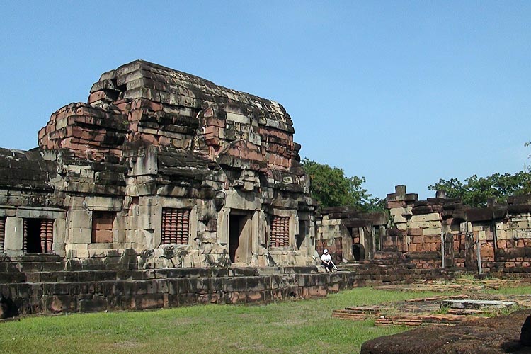 Inside the temple grounds at Phanom Wan, Korat