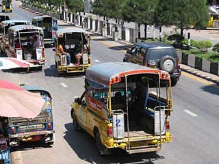 On the road in Khon Kaen