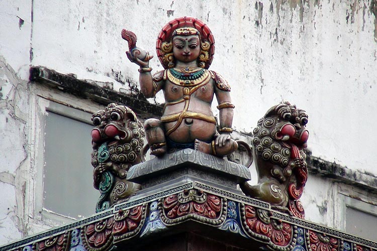 Detail, Wat Khaek Silom, Bangkok