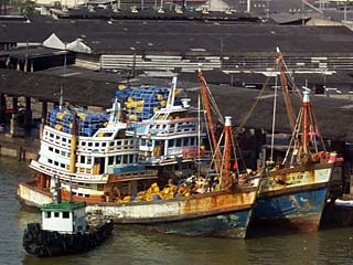 Pattani Harbor, Southern Thailand