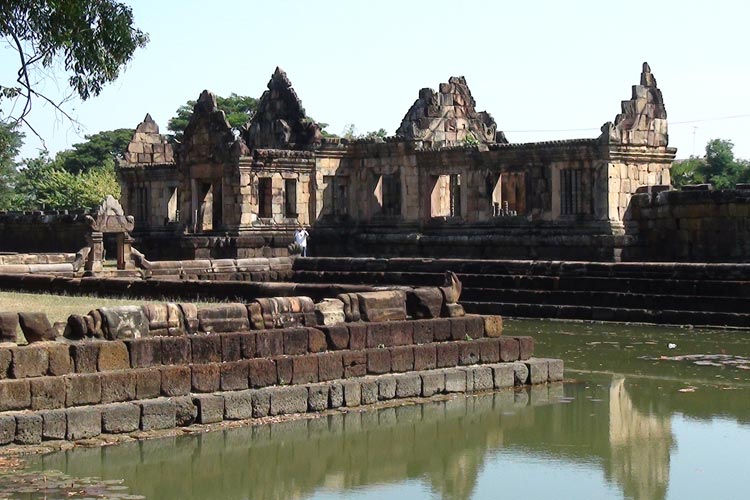 One of the four ponds at Muang Tam