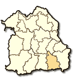 Si Sa Ket province Map, Northeastern Thailand