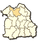 Udon Thani province Map, Northeastern Thailand