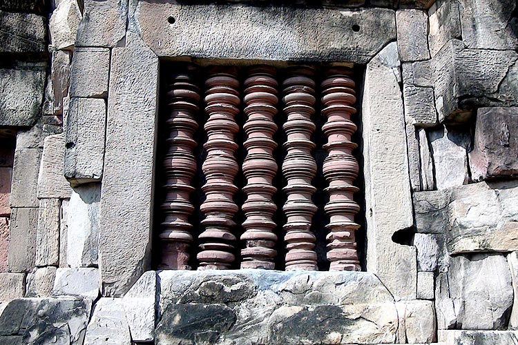 Typical Khmer-style 'window' at Phanom Wan, Nakhon Ratchasima